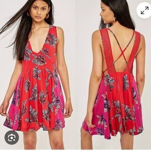 Free People Boho Floral Dress Size S